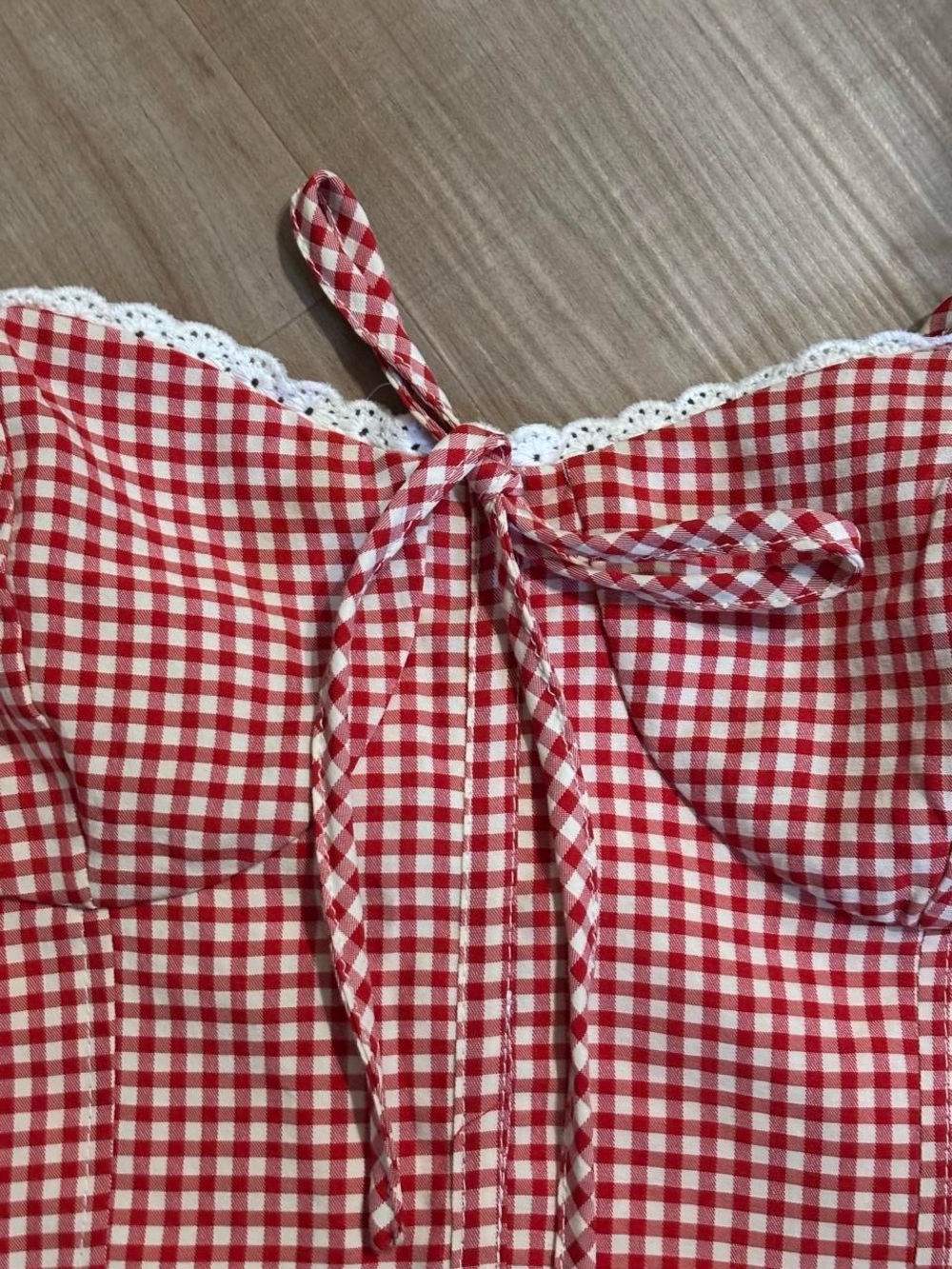 Altar'd State Gingham Corset - Picture 3 of 4